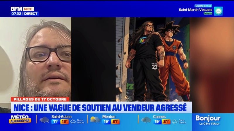 Agressé à Nice le 17 octobre, Pierre, commerçant, touché par la vague de soutien : « C’est irréel »