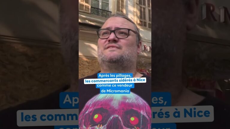 Après les pillages, les commerçants sidérés à Nice, comme ce vendeur de Micromania