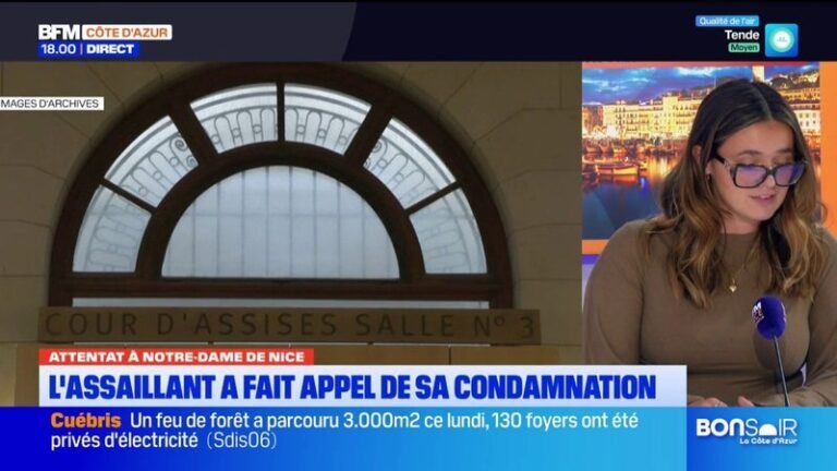 Attentat à Notre-Dame de Nice : l’assaillant a fait appel de sa condamnation.