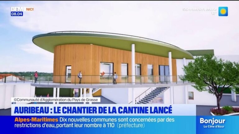 Auribeau-sur-Siagne : à l&rsquo;école du Bayle, le chantier de la cantine a commencé