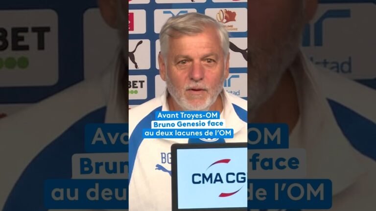 Avant le match Troyes-OM, Bruno Genesio ne cache pas qu&rsquo;il y a urgence pour l&rsquo;Olympique de Marseille