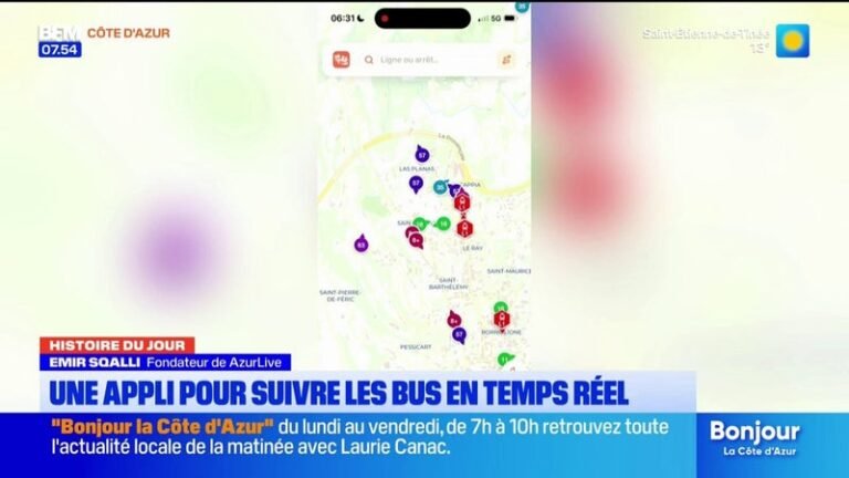 AzurLive, l’appli d’un jeune Niçois pour suivre les transports en temps réel