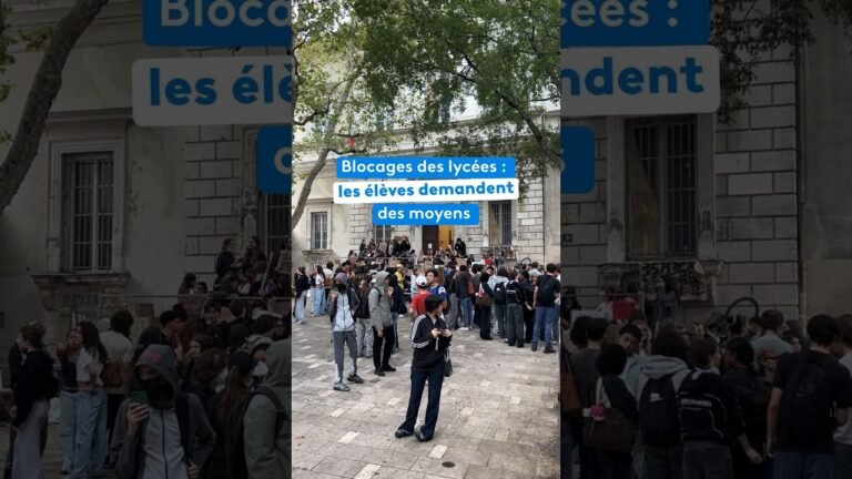 Blocages des lycées : les élèves demandent des moyens