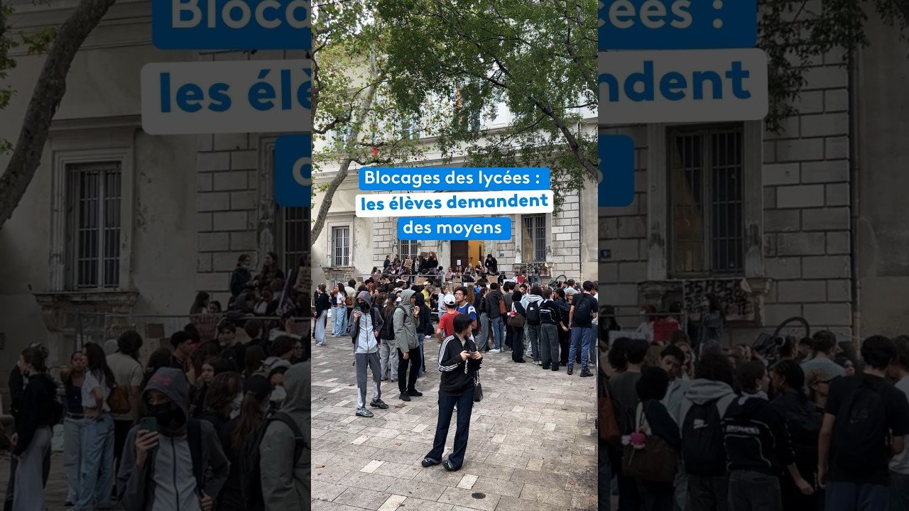Blocages des lycées : les élèves demandent des moyens