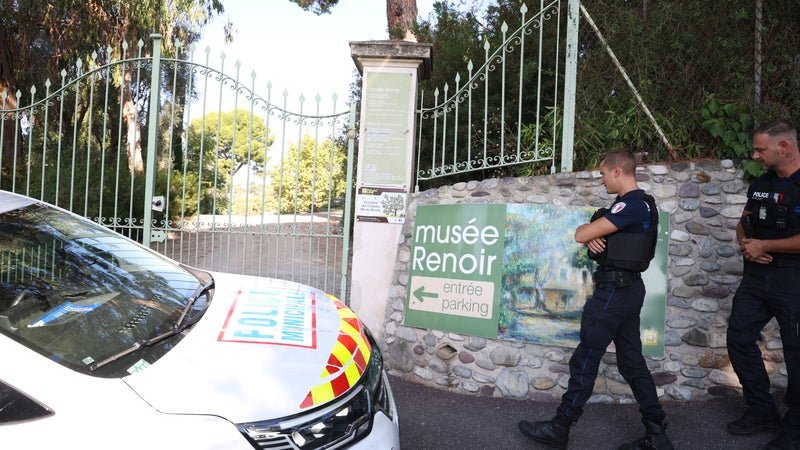 Cambriolage au musée Renoir de Cagnes-sur-Mer:  le « principal suspect » mis en examen après avoir été confondu par des traces ADN