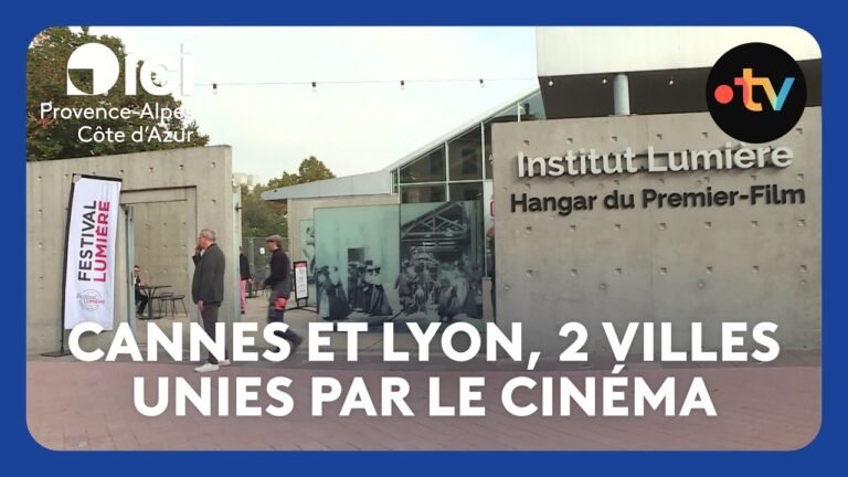 Cannes et Lyon, deux villes unies par leurs festivals de cinéma