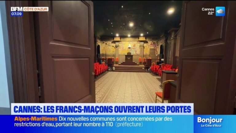 Cannes : les francs-maçons ouvrent les portes de leur loge au grand public