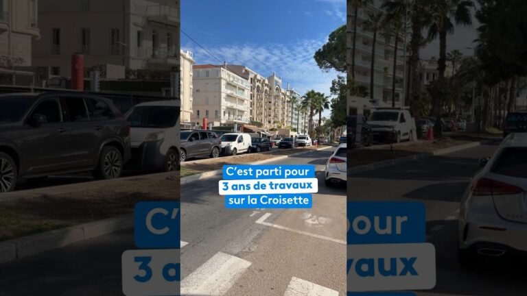 C&rsquo;est parti pour 3 ans de travaux sur la Croisette