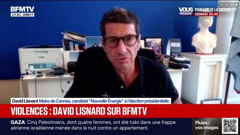 Colère lycéenne: « La police municipale dans ma commune a interpellé 23 individus », détaille David Lisnard, maire de Cannes et candidat « Nouvelle Énergie » à l&rsquo;élection présidentielle