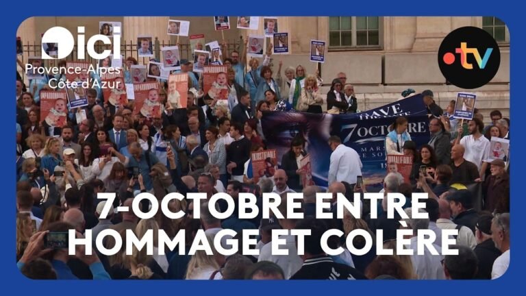 Commémorations des attaques du 7-Octobre en Israël, recueillement, hommage et colère à Marseille