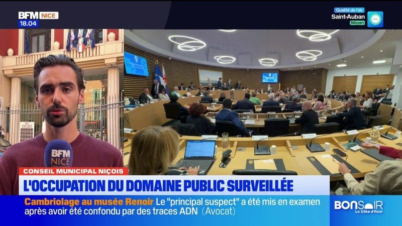 Conseil municipal niçois : l’occupation du domaine public sous surveillance.