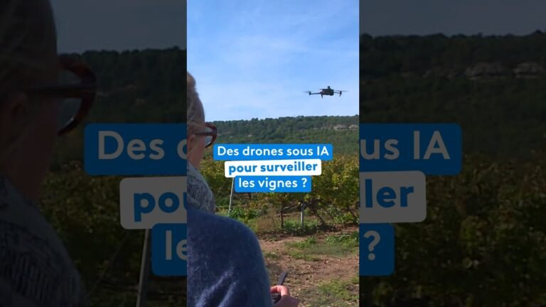 Des drones sous IA pour surveiller les vignes ?