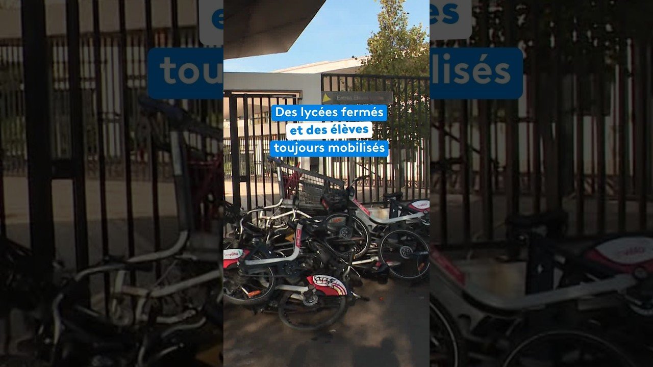 Des lycées fermés et des élèves toujours mobilisés à Marseille