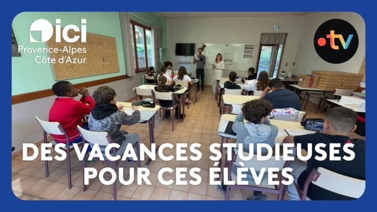 Des « vacances apprenantes » pour des élèves des Alpes-Maritimes