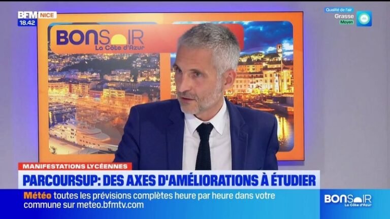 Emmanuel Roux, recteur de l&rsquo;Académie de Nice était l&rsquo;invité de Bonsoir la Côte d&rsquo;Azur