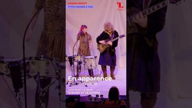 En apparence – 16 octobre 2026 | Théâtre de la Licorne à Cannes | CannesWebTV