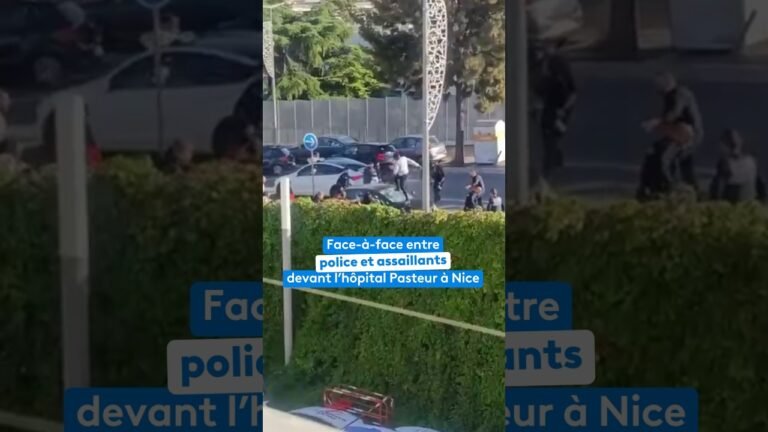 Face-à-face entre policiers et assaillants devant l&rsquo;hôpital Pasteur à Nice