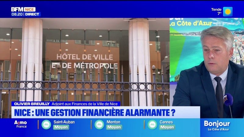 Finances de Nice : Olivier Breuilly estime que la ville échappera au réseau d’alerte
