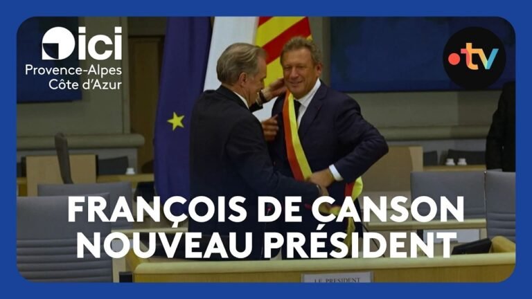 François de Canson élu nouveau président de la région Paca