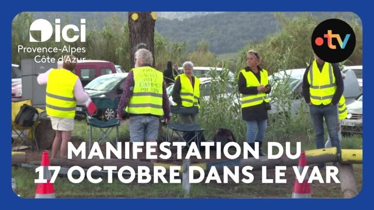 Gilets jaunes et citoyens ont manifesté sans débordements ce 17 octobre dans le Var
