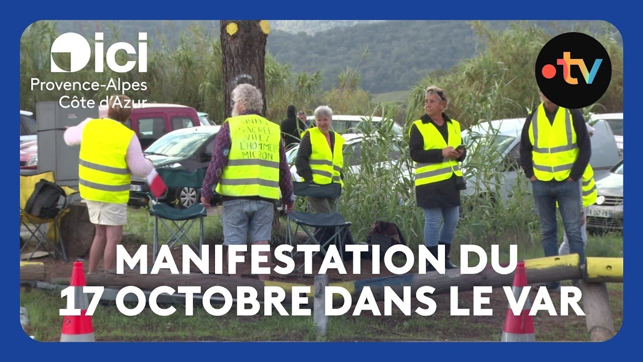 Gilets jaunes et citoyens ont manifesté sans débordements ce 17 octobre dans le Var