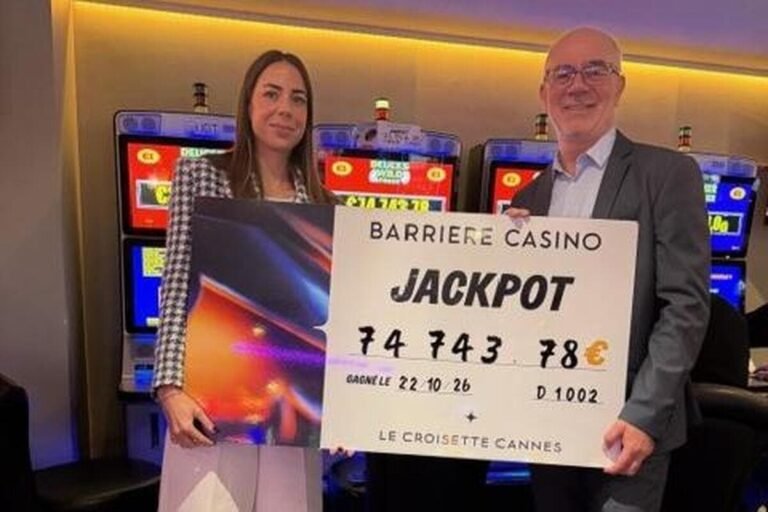 « Il a explosé de joie » : un quinquagénaire remporte le troisième jackpot le plus important de l’année au casino Barrière de Cannes