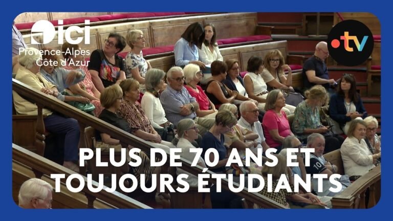 Ils ont plus de 70 ans mais sont toujours étudiants, ils ont fait leur rentrée à Nice