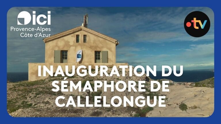 Inauguration du nouveau sémaphore de Callelongue à Marseille