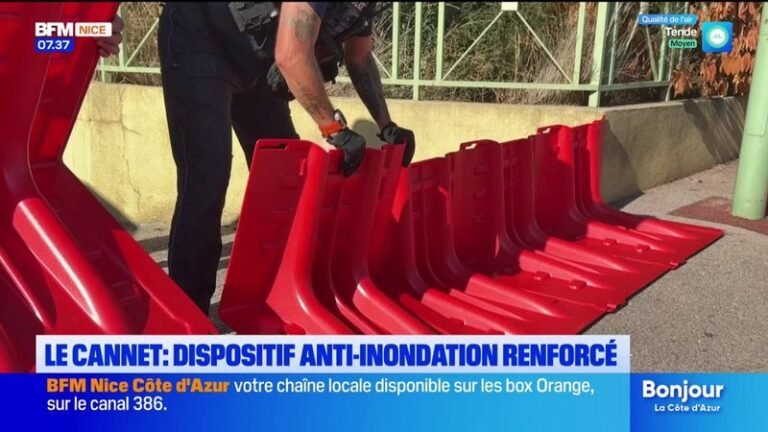 Inondations : Le Cannet investit 50.000 euros dans des barrières anti-crue