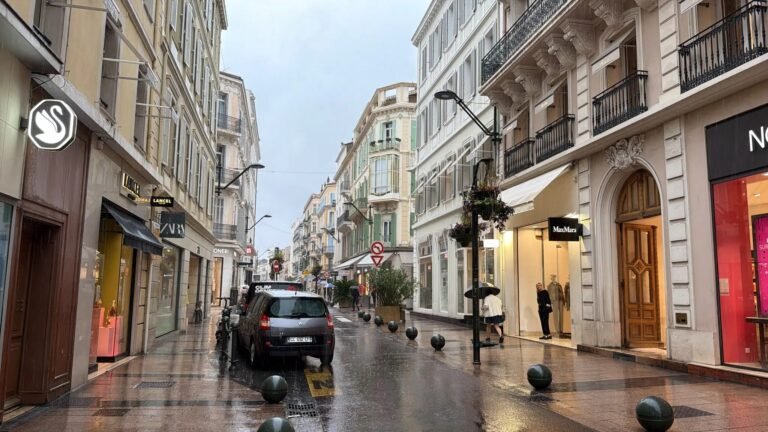 Intempéries à Cannes : des rues fermées à la circulation, le trafic ferroviaire interrompu ce mardi en raison de pluies intenses