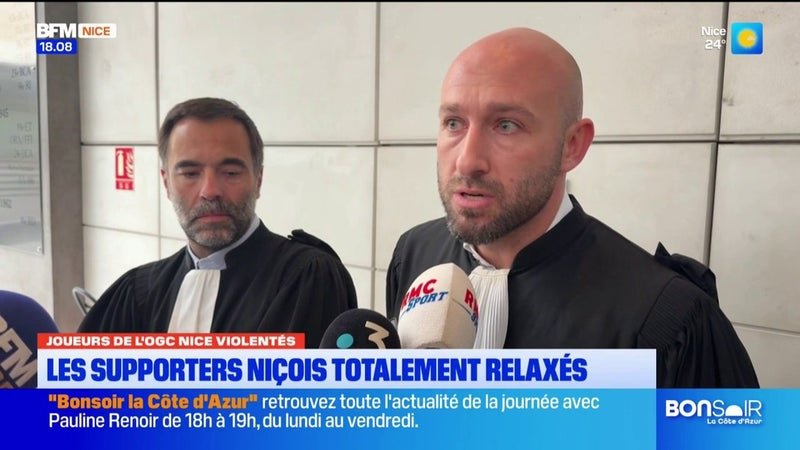 Joueurs de l’OGC Nice violentés : les supporters niçois totalement relaxés