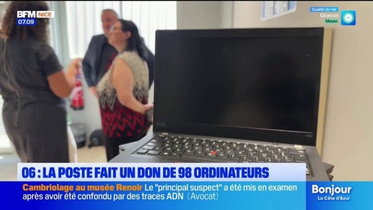 La Poste fait un don de 98 ordinateurs en seconde vie pour lutter contre la fracture du numérique