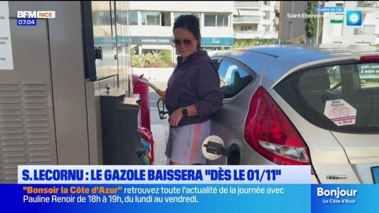 La réaction des Azuréens après l&rsquo;annonce de la baisse du gazole à partir du premier novembre