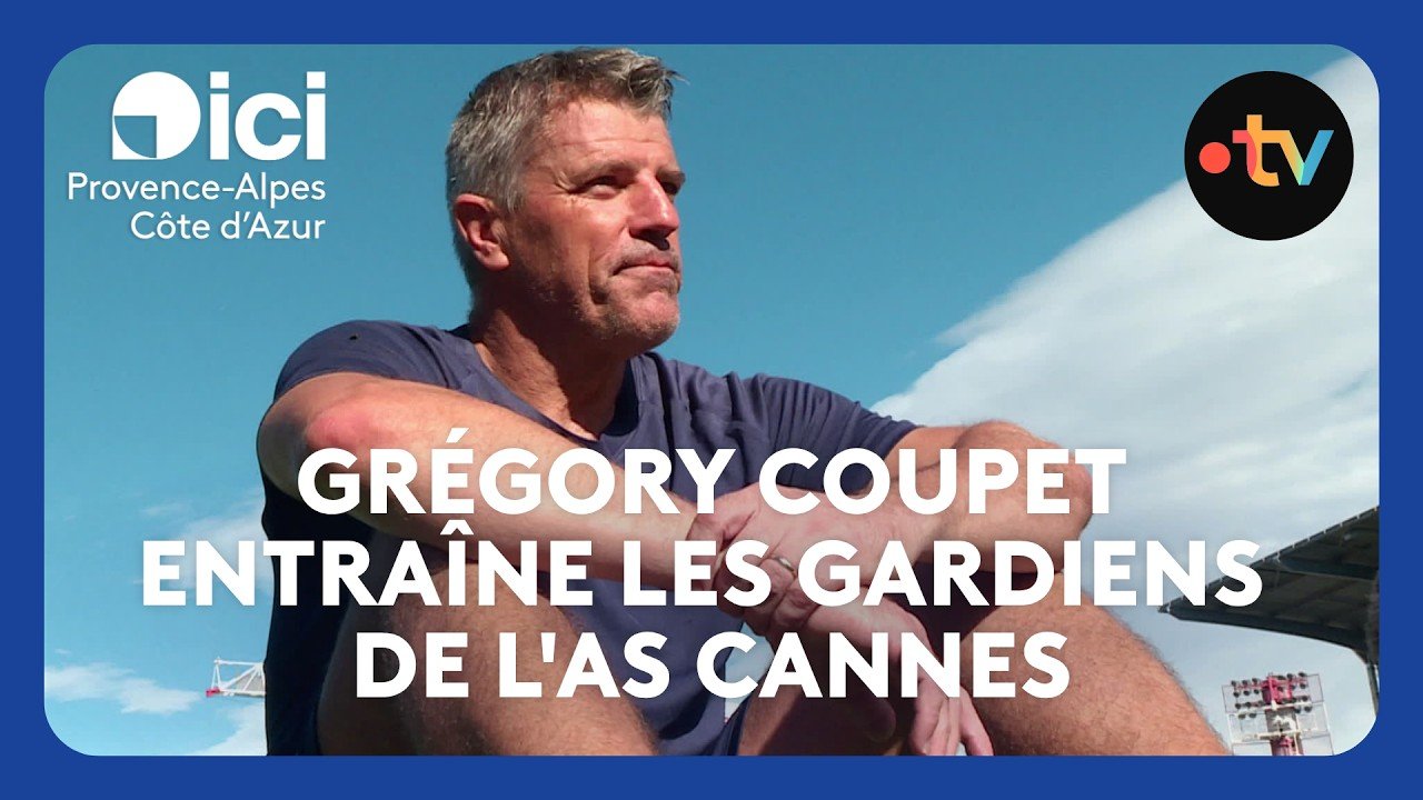 L&rsquo;ancien international de football français, Grégory Coupet, entraîne les gardiens de l&rsquo;AS Cannes