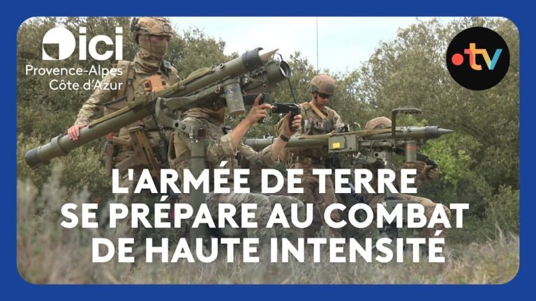 L&rsquo;armée de Terre se prépare au combat de haute intensité en Paca avec plus de 500 militaires