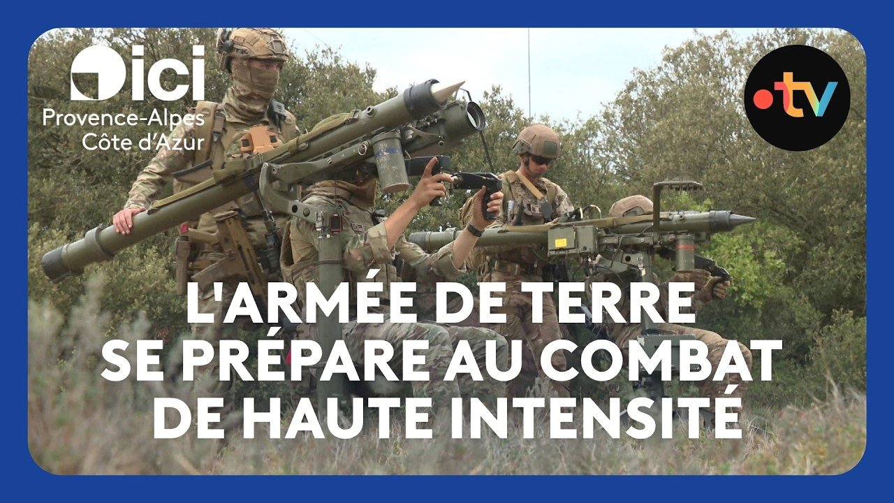L&rsquo;armée de Terre se prépare au combat de haute intensité en Paca avec plus de 500 militaires