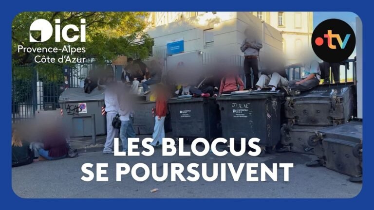 Le blocage des lycées continue à Marseille avec le soutien des étudiants