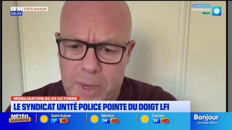 Le délégué du syndicat de police Unité s’emporte contre LFI : « Ces gens-là nous emmerdent »