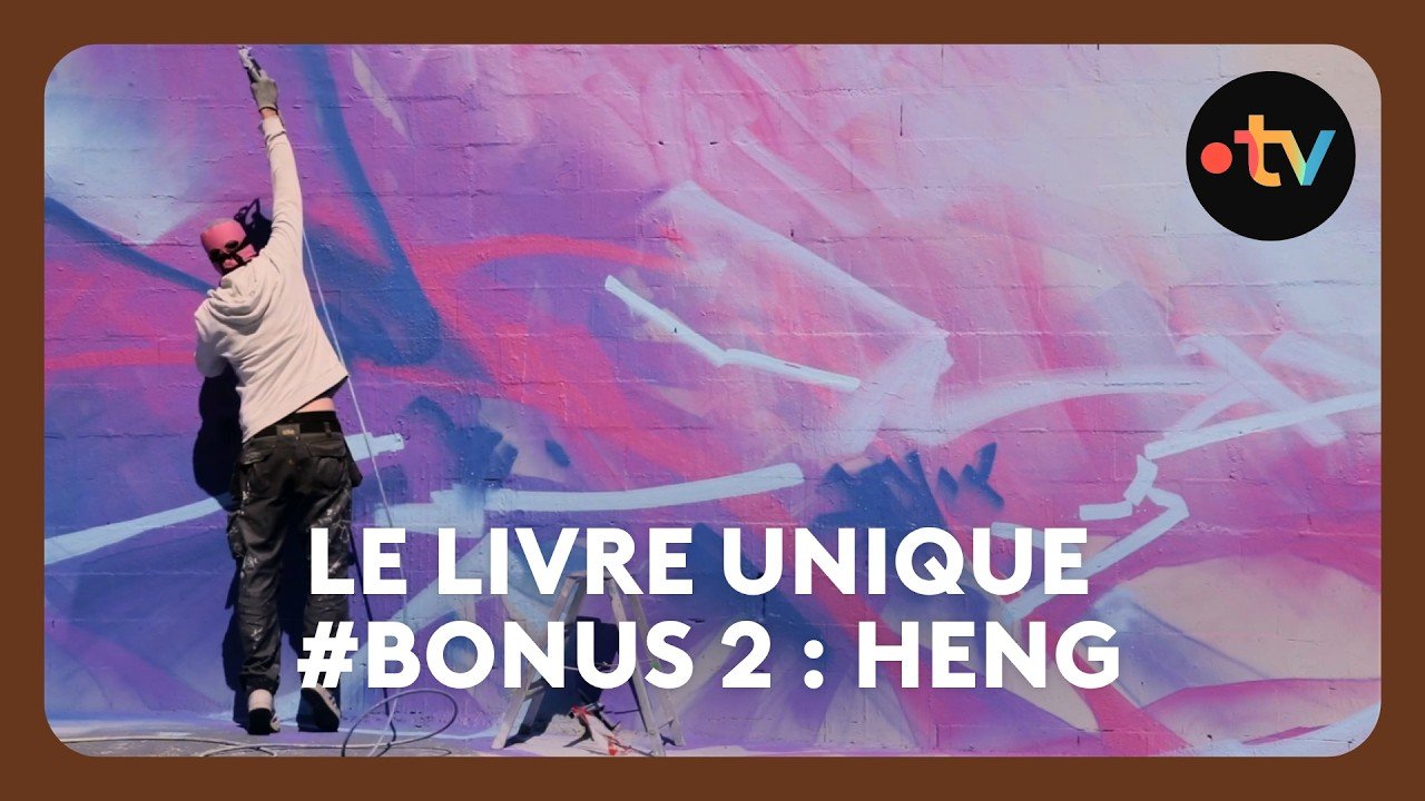 LE LIVRE UNIQUE – BONUS#3 : Interview inédite du street artiste HENG 💥