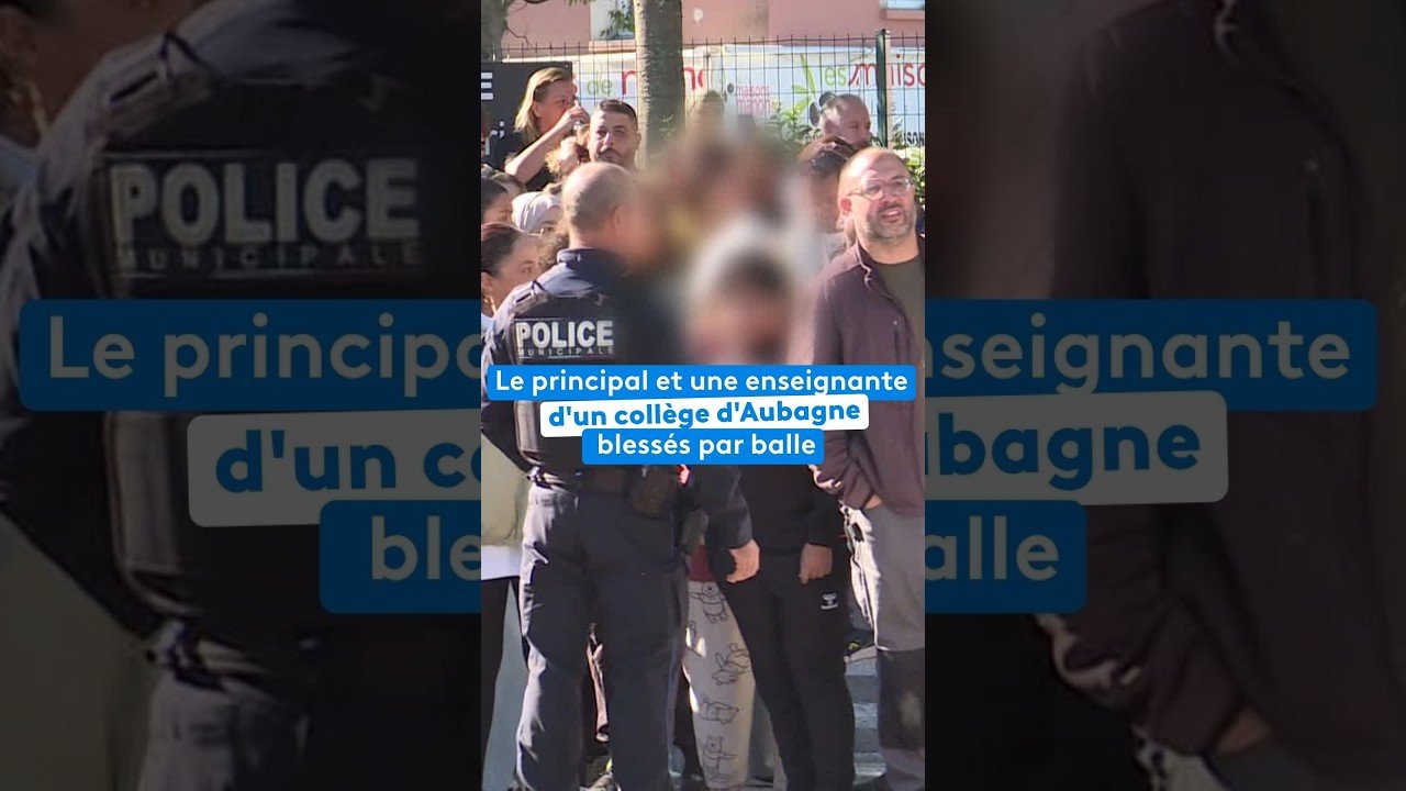 Le principal et une enseignante d&rsquo;un collège d&rsquo;Aubagne  blessés par balle