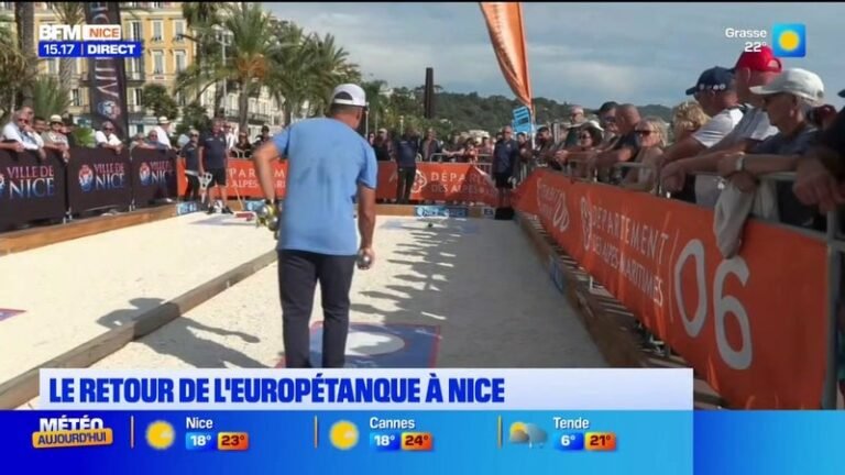 Le retour de l’Europétanque à Nice