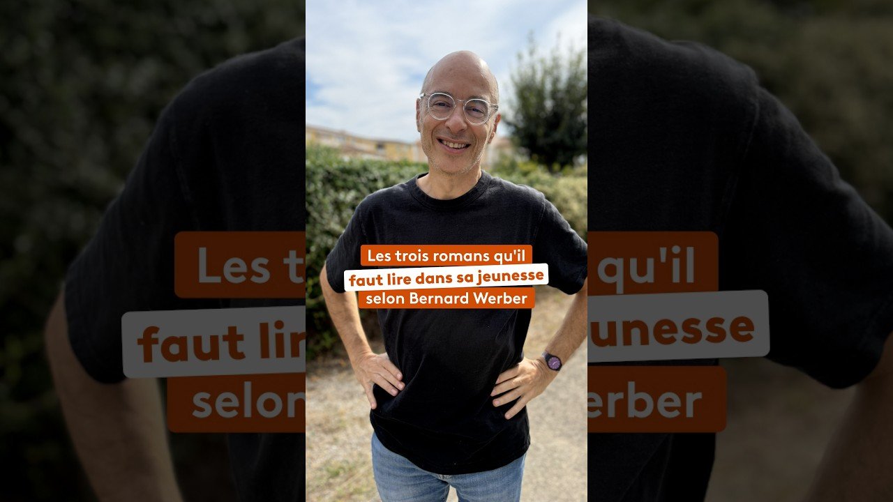 L’écrivain Bernard Werber nous donne son top 3 des livres qu’il faut lire pendant sa jeunesse !