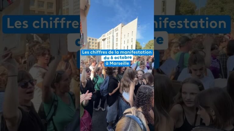 Les chiffres de la manifestation des lycéens à Marseille