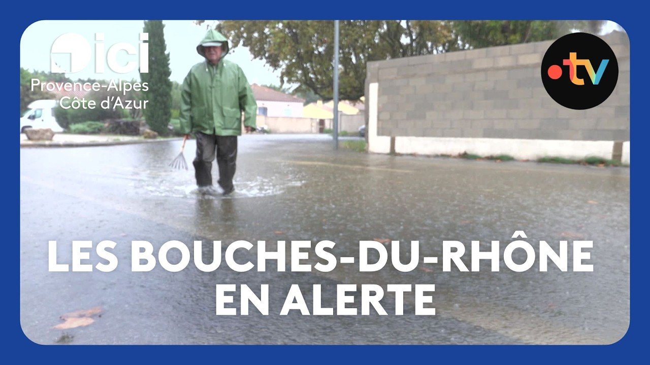 Les orages violents provoquent d’importants dégâts dans les Bouches-du-Rhône