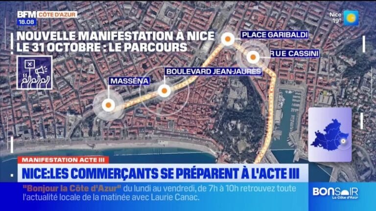 Manifestation, acte III : les commerçants se préparent à Nice