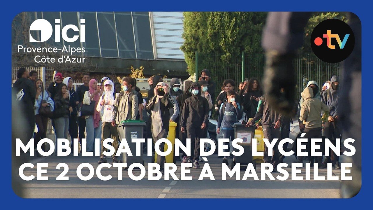 Manifestation des lycéens : violence, colère… sitiuation tendue à Marseille ce vendredi 2 octobre
