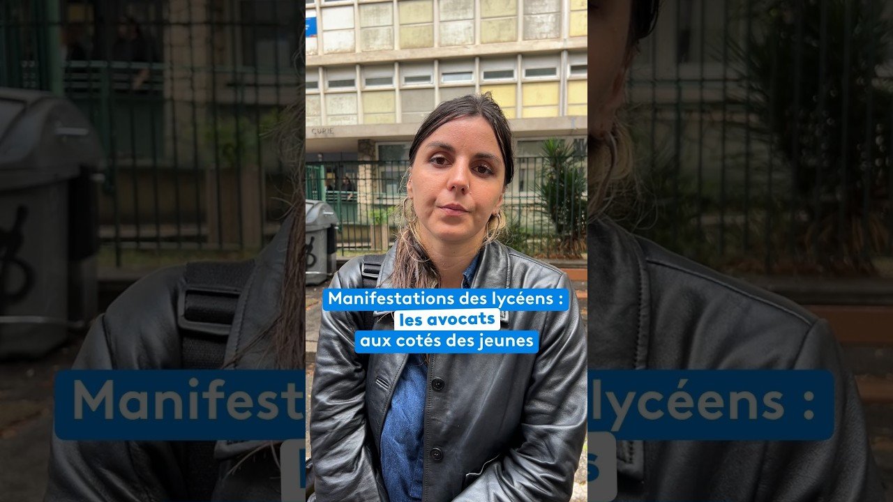 Manifestations des lycéens : les avocats aux côtés des jeunes