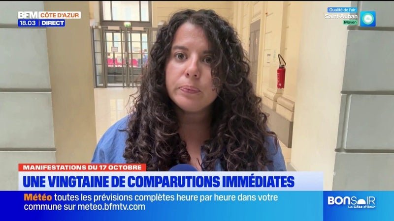 Manifestations du 17 octobre : une vingtaine de comparutions immédiates