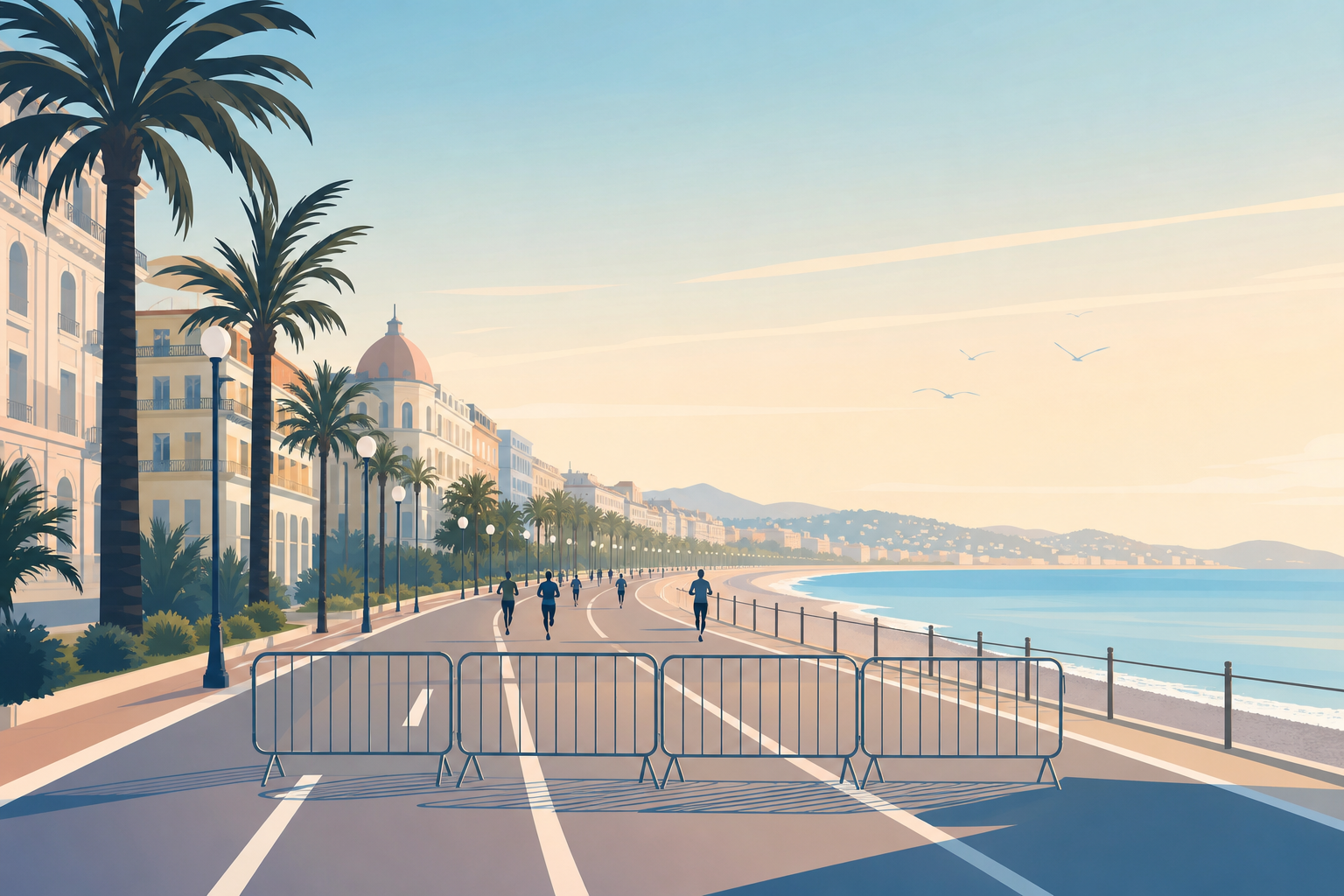 Marathon Nice-Cannes : les fermetures de routes et parkings du 8 novembre