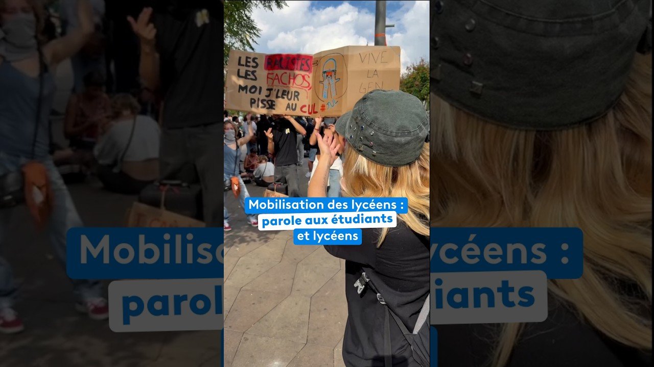 Mobilisation des lycéens : parole aux étudiants et lycéens